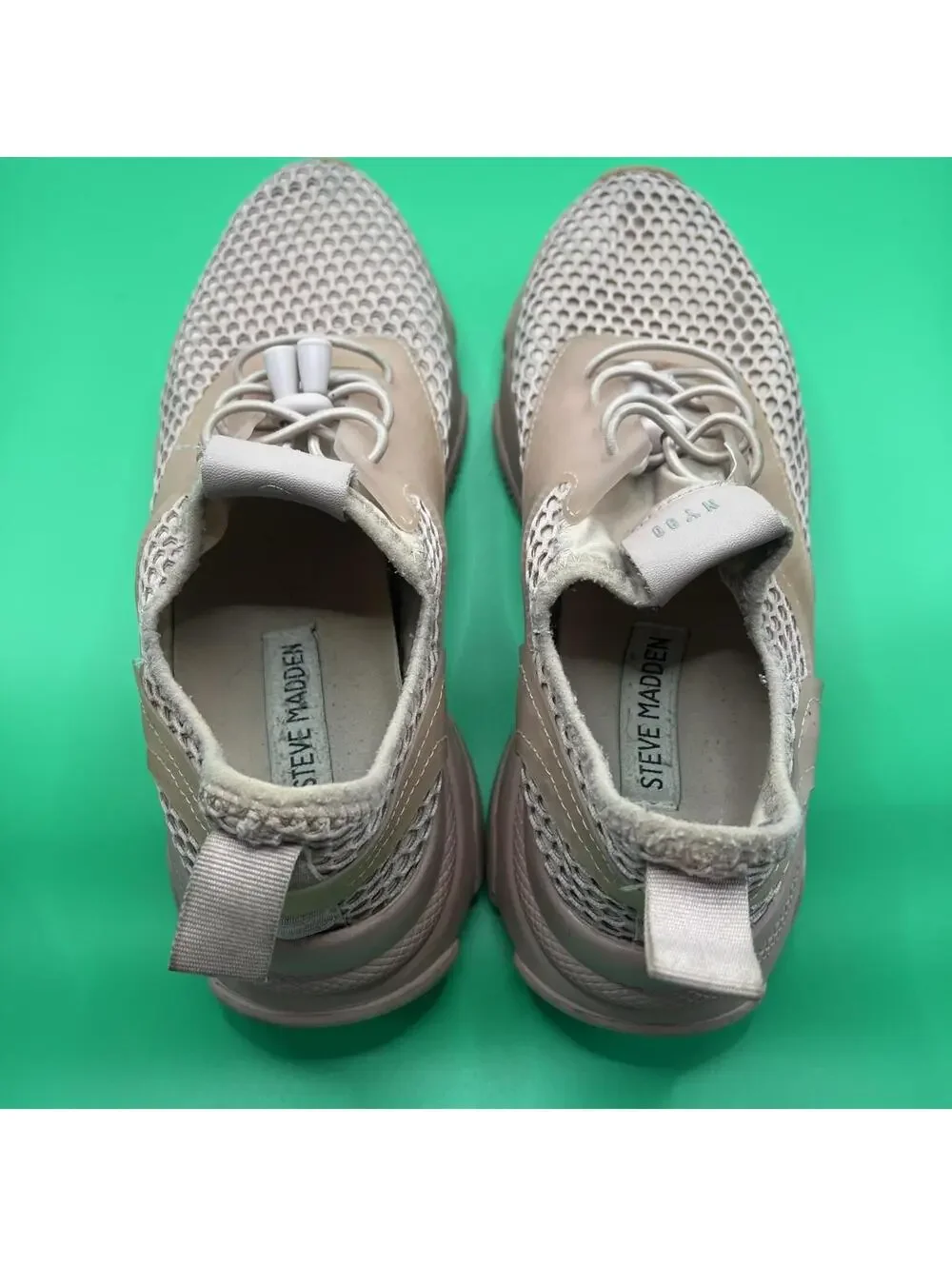 Steve Madden NY90 Milo Blush Pink Monochrome Shoes Size 8m